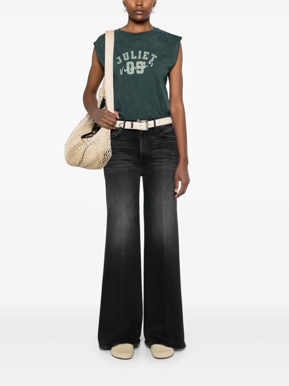 MOTHER The Hustler Roller Sneak Women's Flares & Bell Bottoms