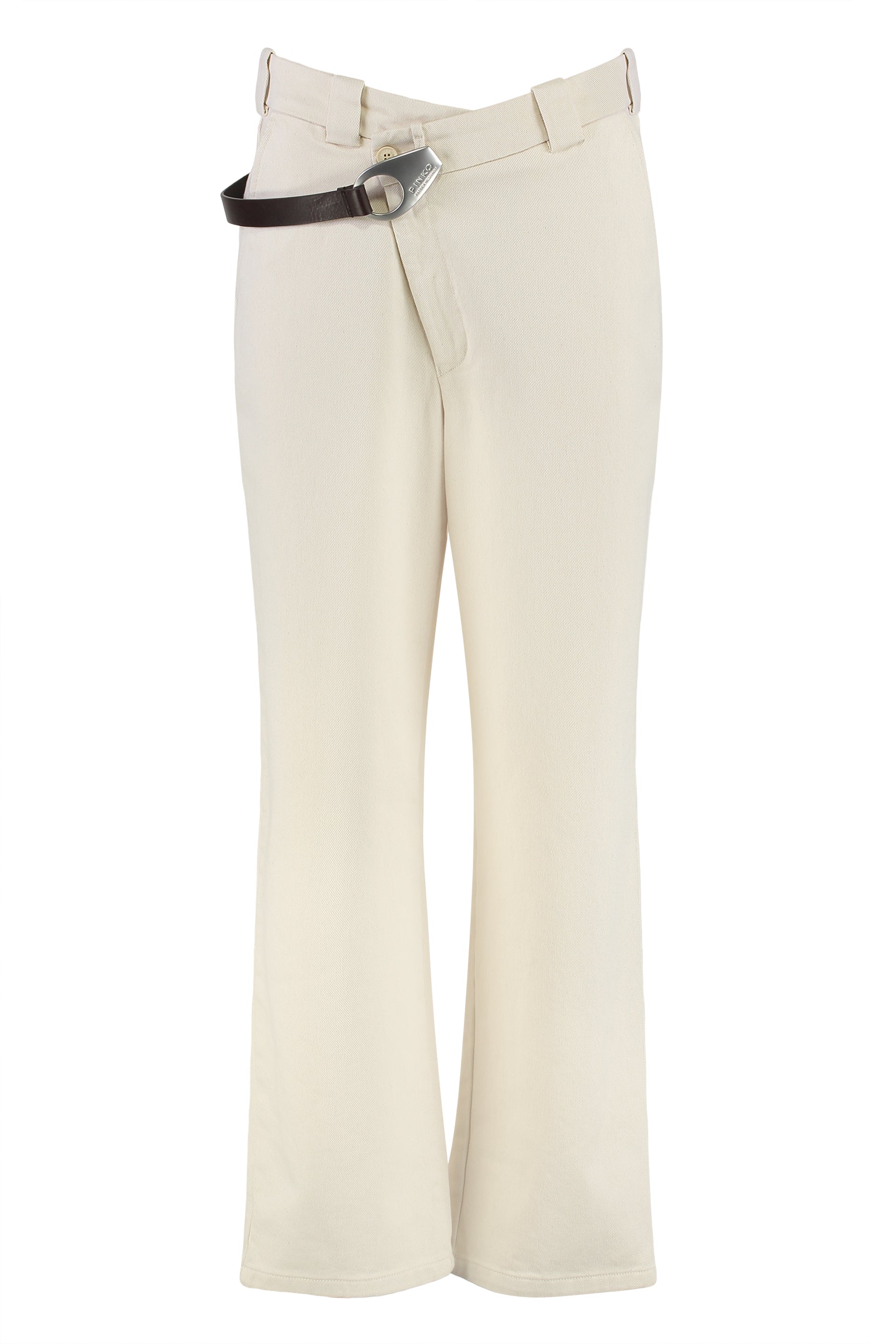 Patrick McDowell x PINKO Paint Cotton Drill Trousers