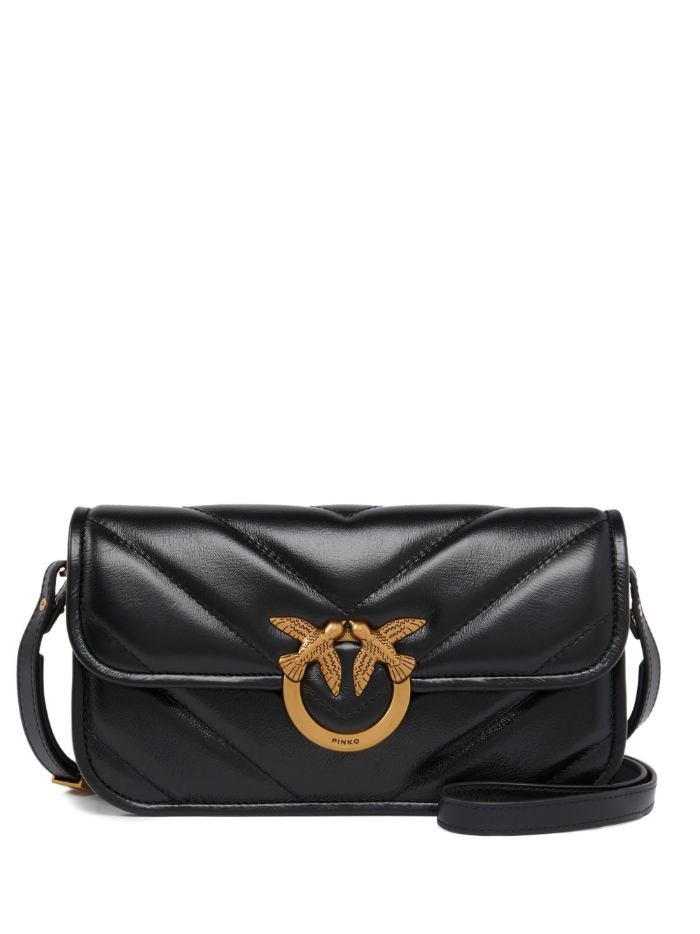 PINKO Leather Crossbody Handbag