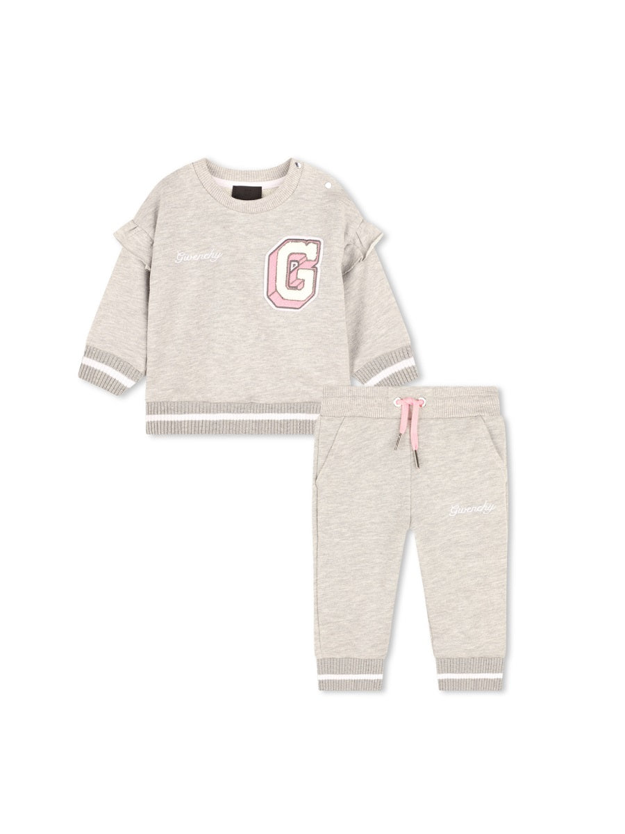 GIVENCHY Girls' Stylish Jogging Outfit for FW24