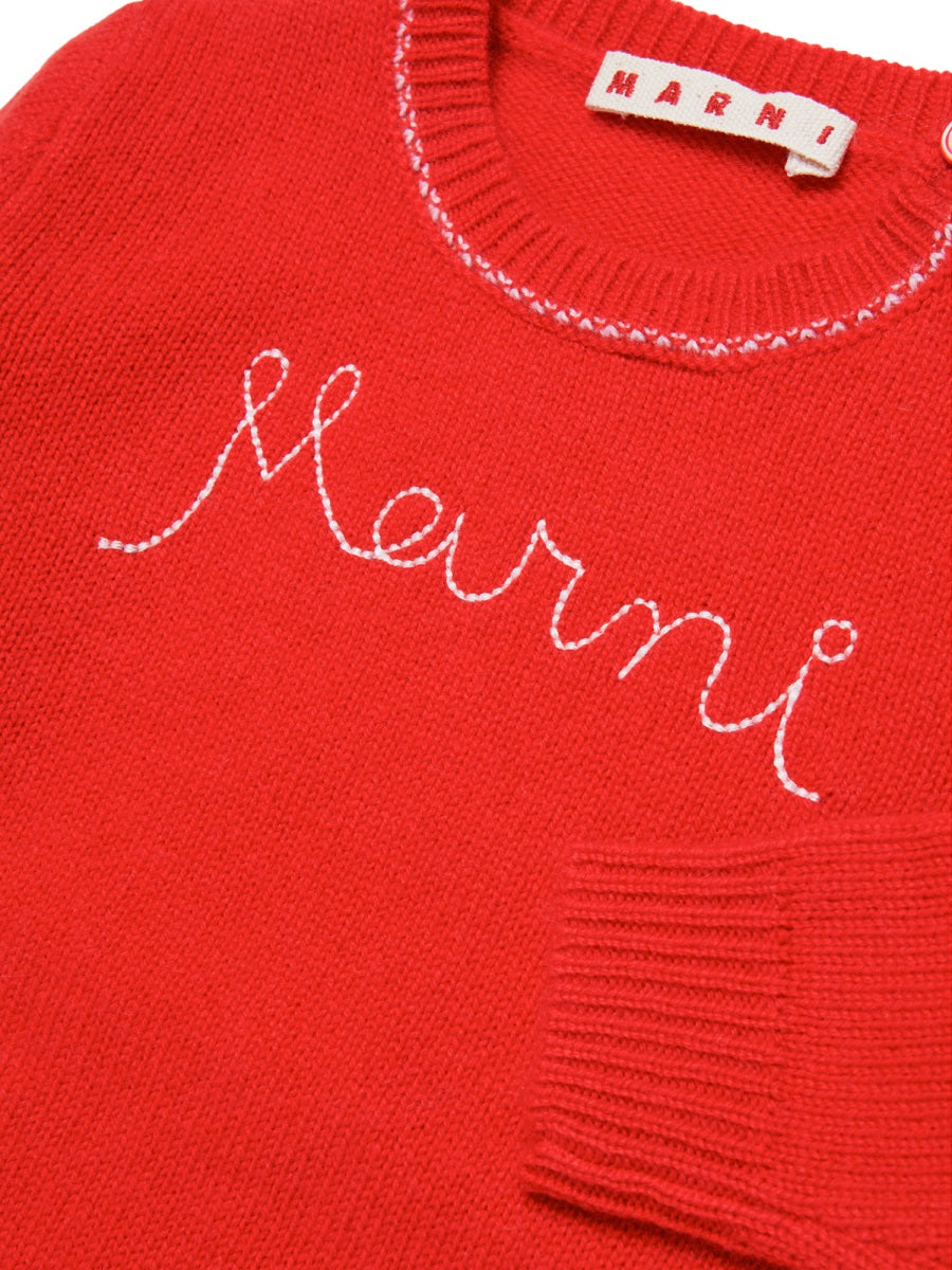 MARNI Cozy Cashmere Blend T-Shirt Mini