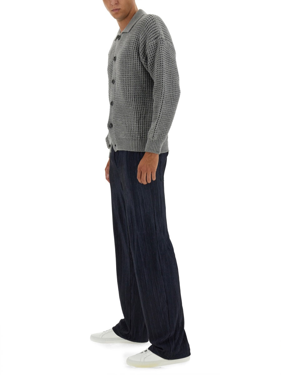 FAMILY FIRST Classic Polo Cardigan - Size L