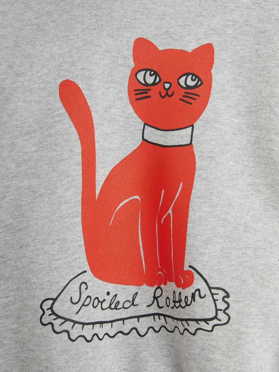 MINI RODINI Mini Cat Sweatshirt for Kids - Chapter 1