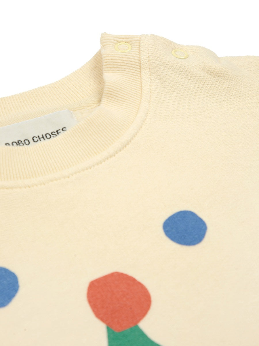 BOBO CHOSES Mini Funny Face Sweatshirt for Babies