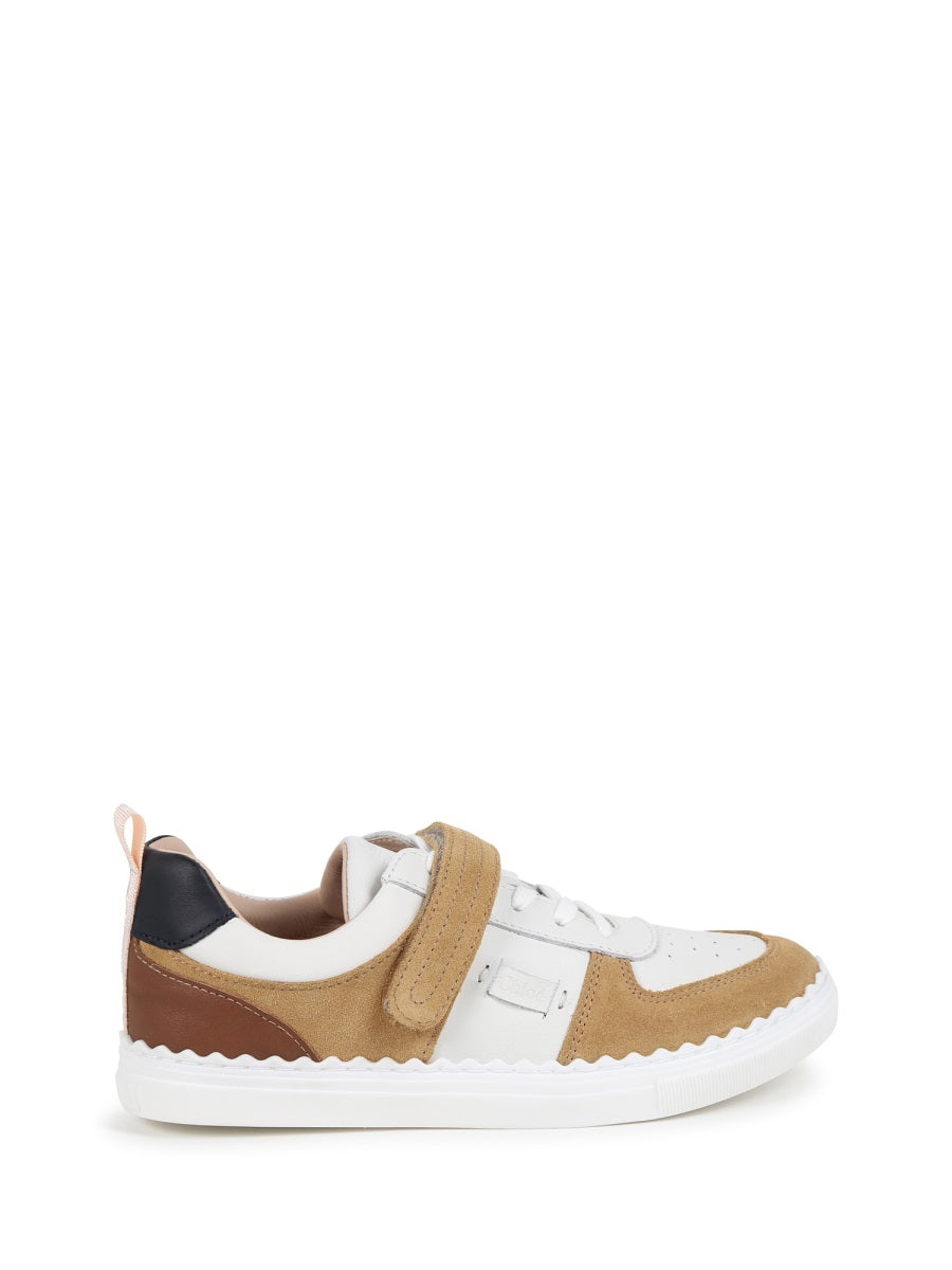 CHLOÉ Chic Leather Sneakers for Girls