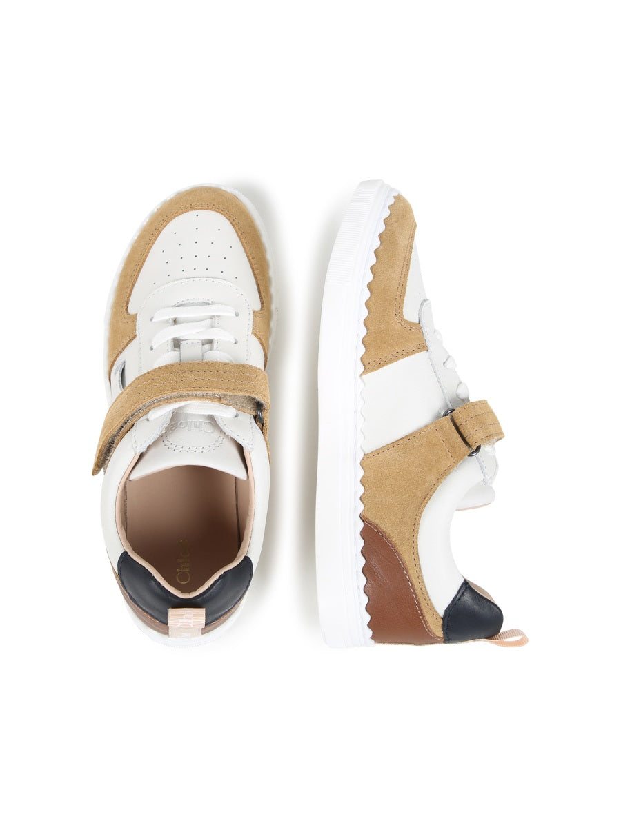 CHLOÉ Chic Leather Sneakers for Girls