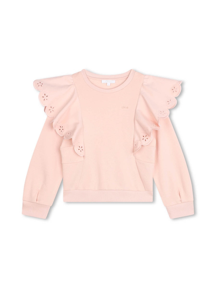 CHLOÉ Girls' Mini Cotton Sweatshirt