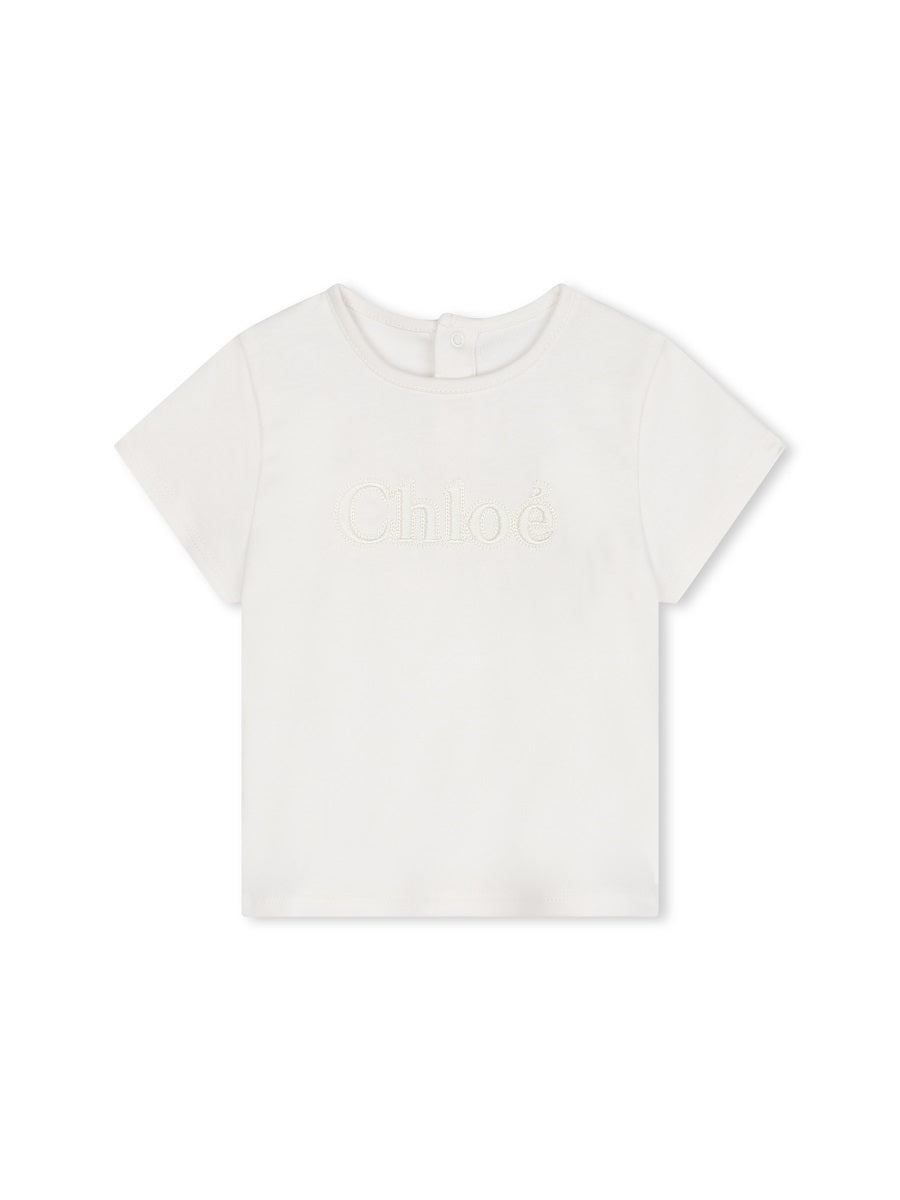 CHLOÉ Mini Cotton Tee for Little Ones