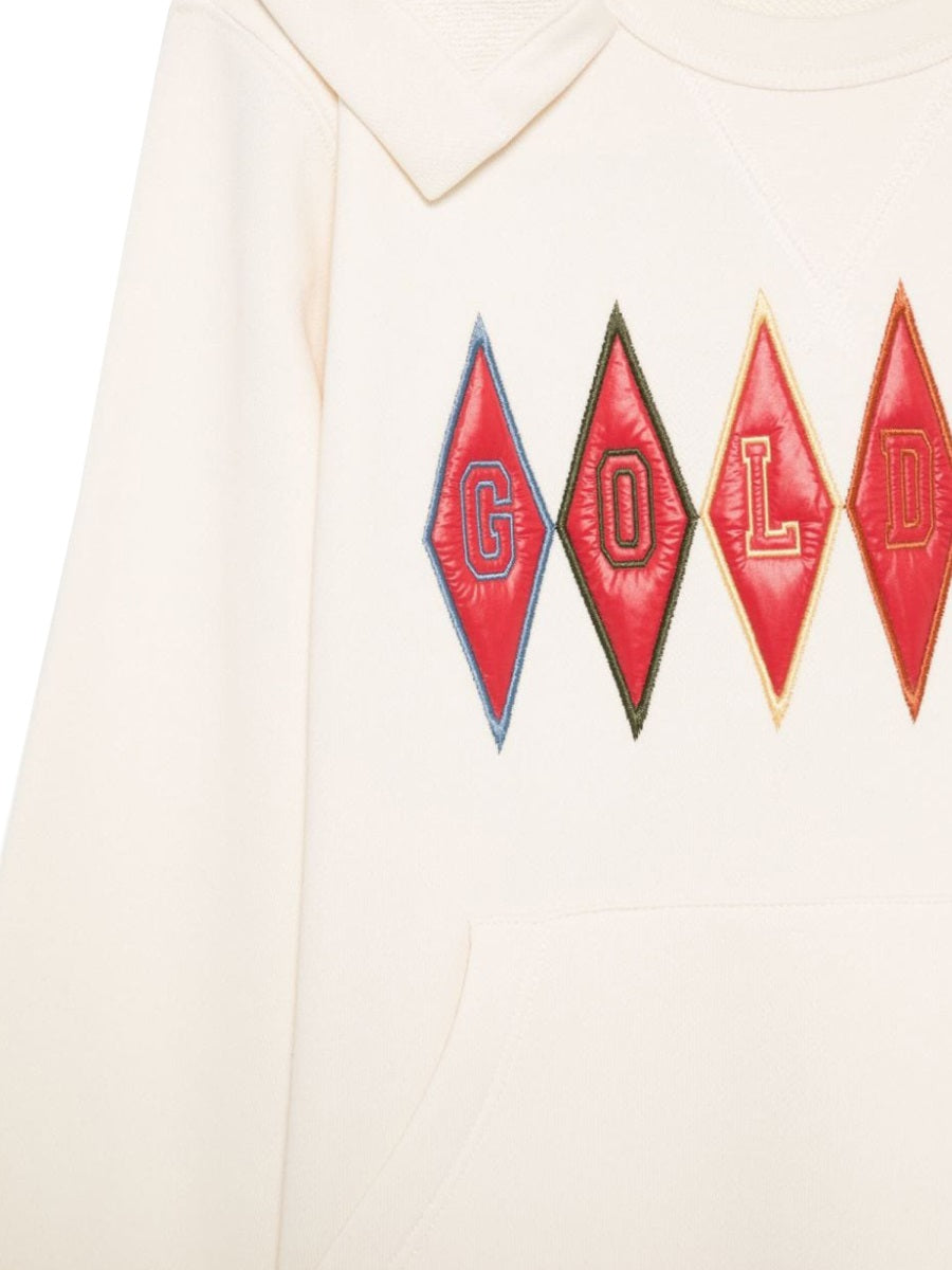 GOLDEN GOOSE Kids' Regular Hoodie - Mini Journey Style