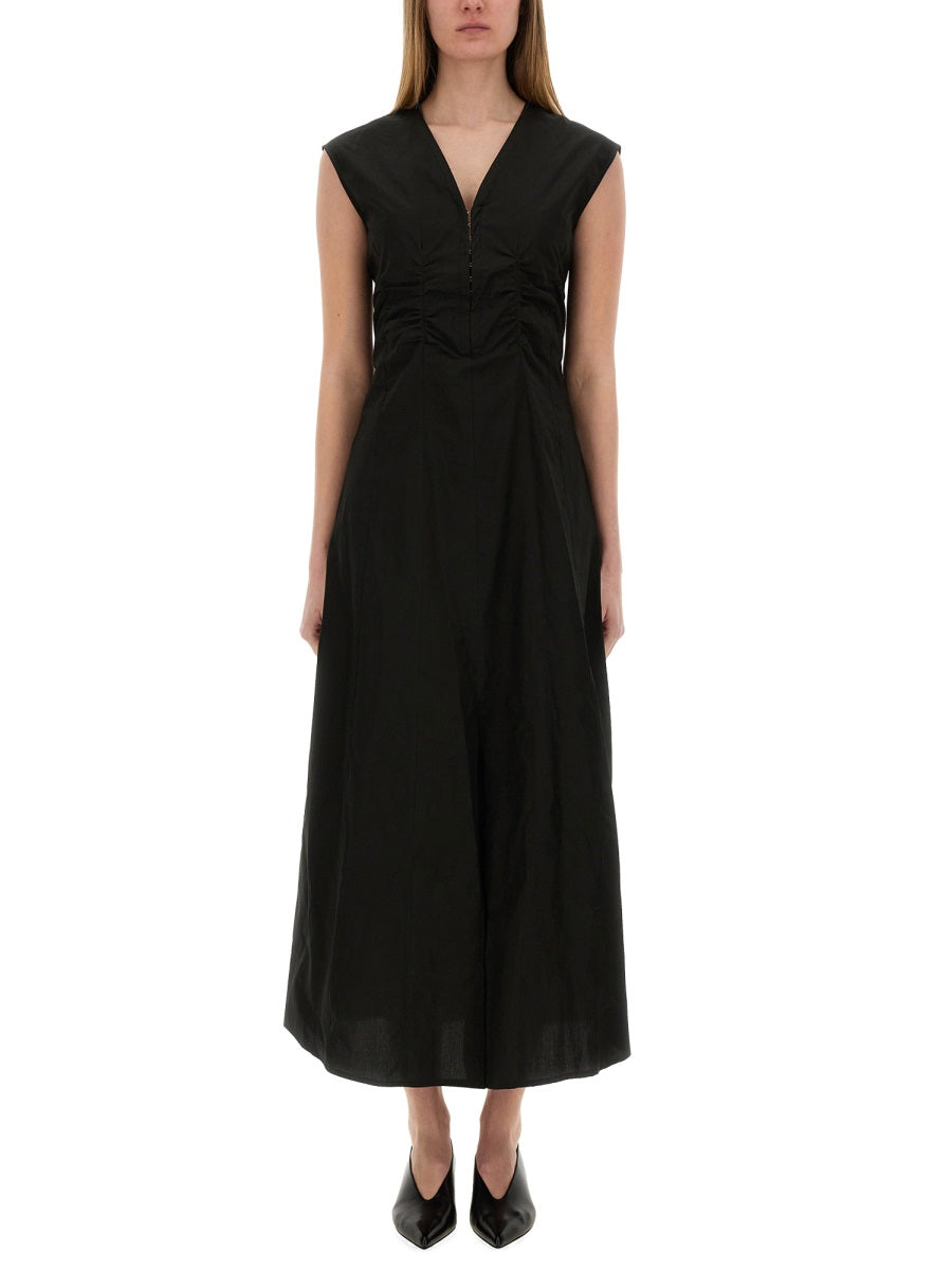 ALYSI Long Poplin Dress - Size 40 IT