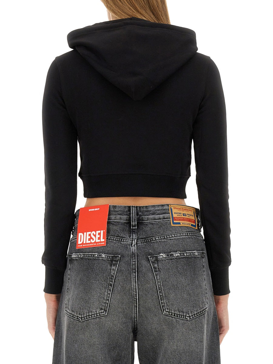 DIESEL Cropped Mini Sweatshirt for Women