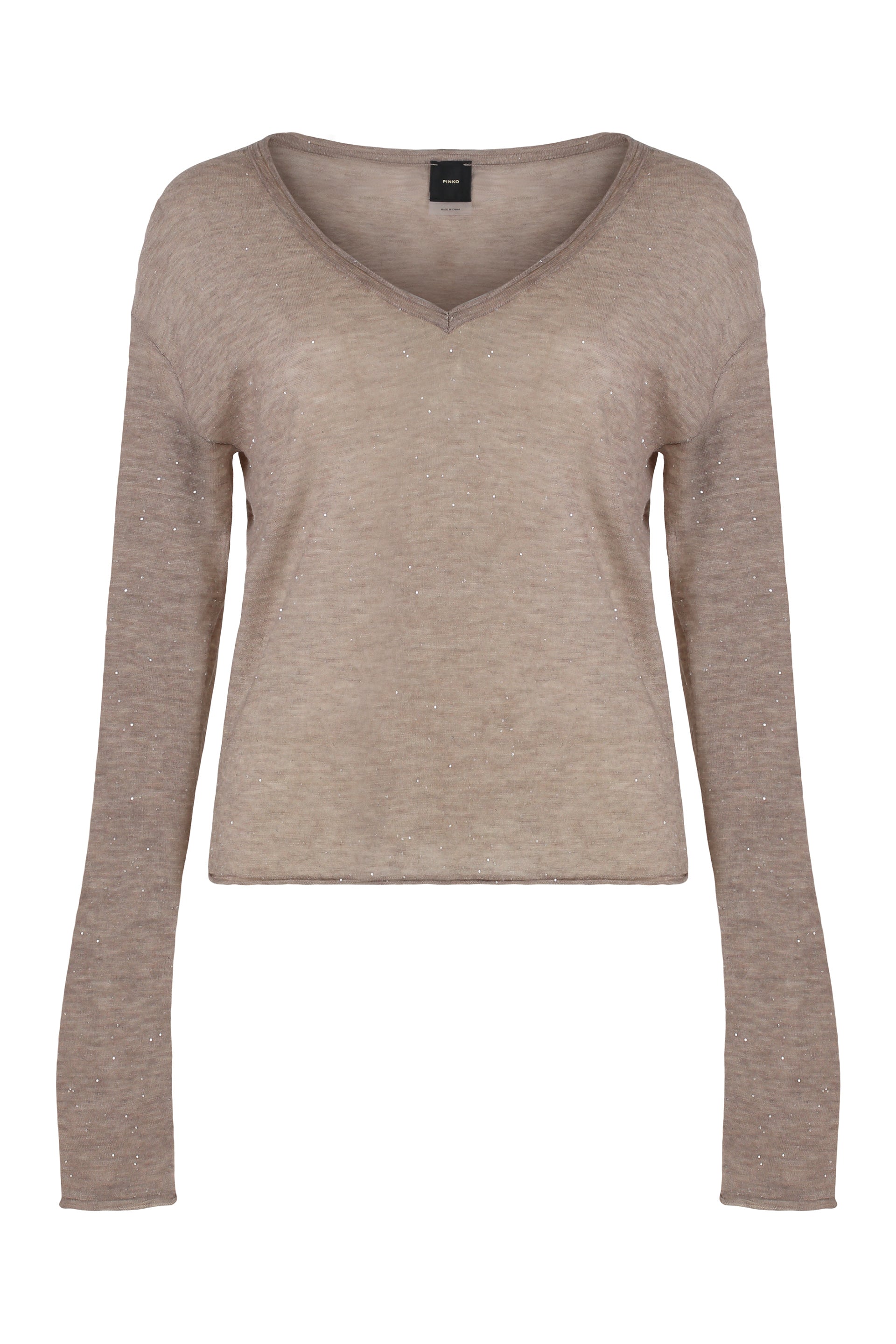 PINKO Long Sleeve Sequin Top