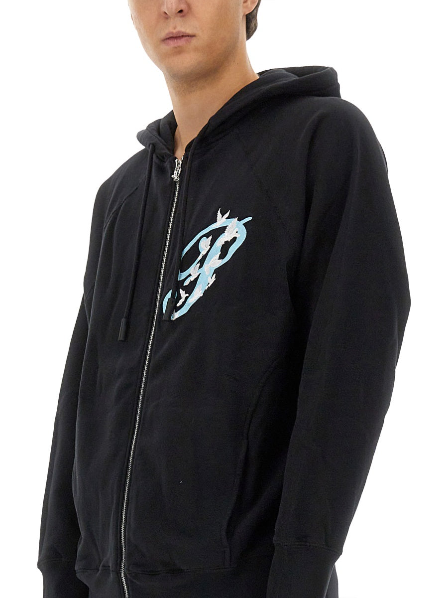 3.PARADIS Elevated Zip Sweatshirt - Size L