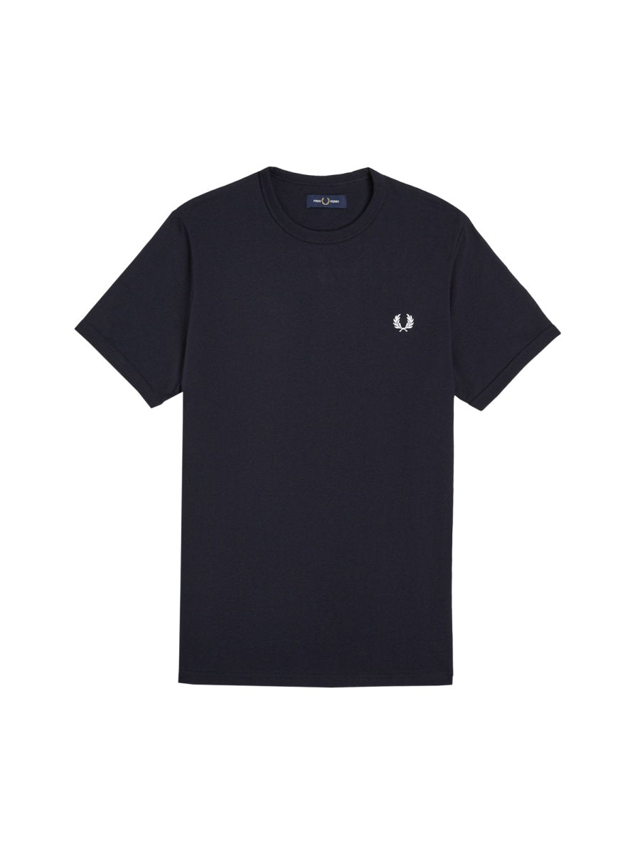FRED PERRY Embroidered Logo T-Shirt - Size L