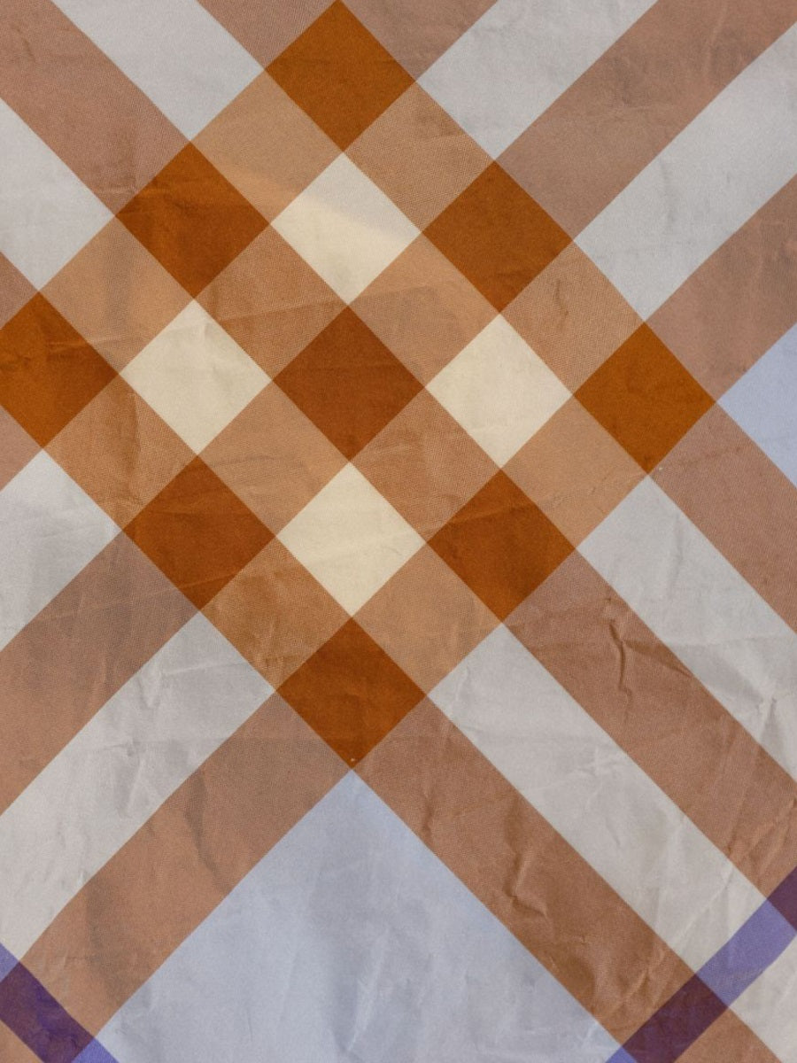 BURBERRY Mini Check Pattern Silk T-Shirt for Boys