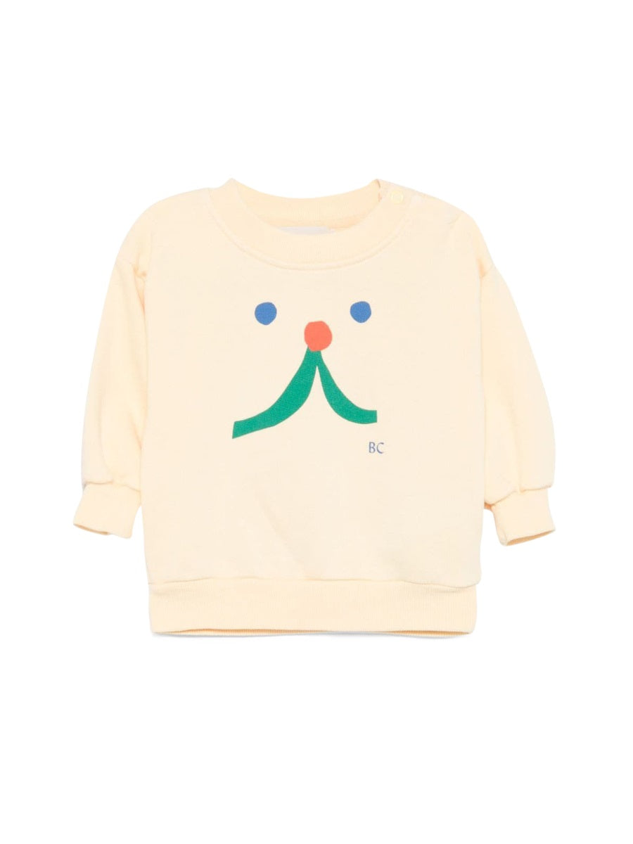 BOBO CHOSES Mini Funny Face Sweatshirt for Babies