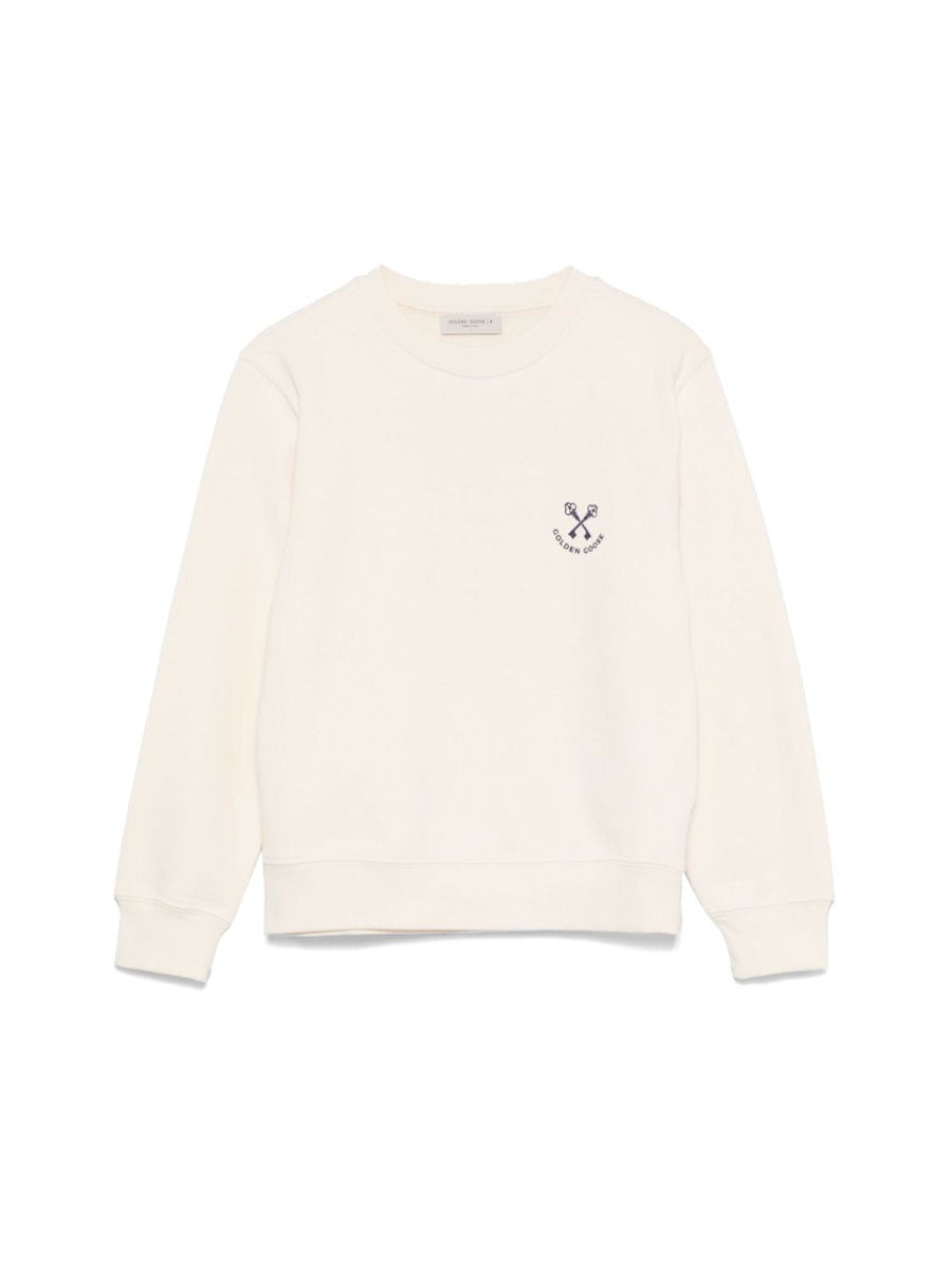 GOLDEN GOOSE Journey Mini Crewneck Sweatshirt for Girls