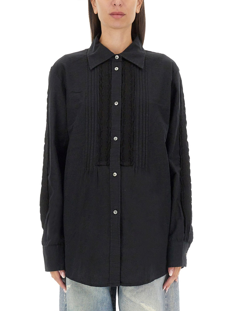 OUR LEGACY Sincere Pleated Shirt - Size 36 EU