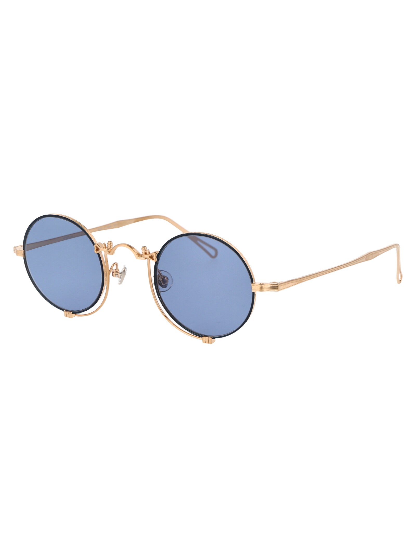 MATSUDA Brushed Gold Unisex Titanium Sunglasses - Spring/Summer 2025