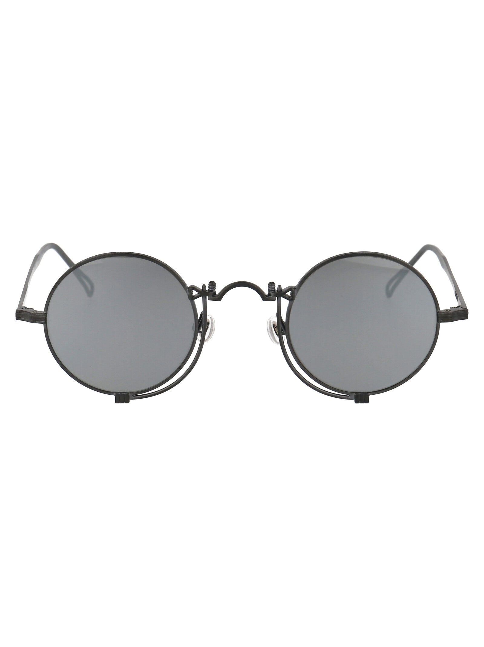 MATSUDA Matte Black Titanium Sunglasses - Large Frame