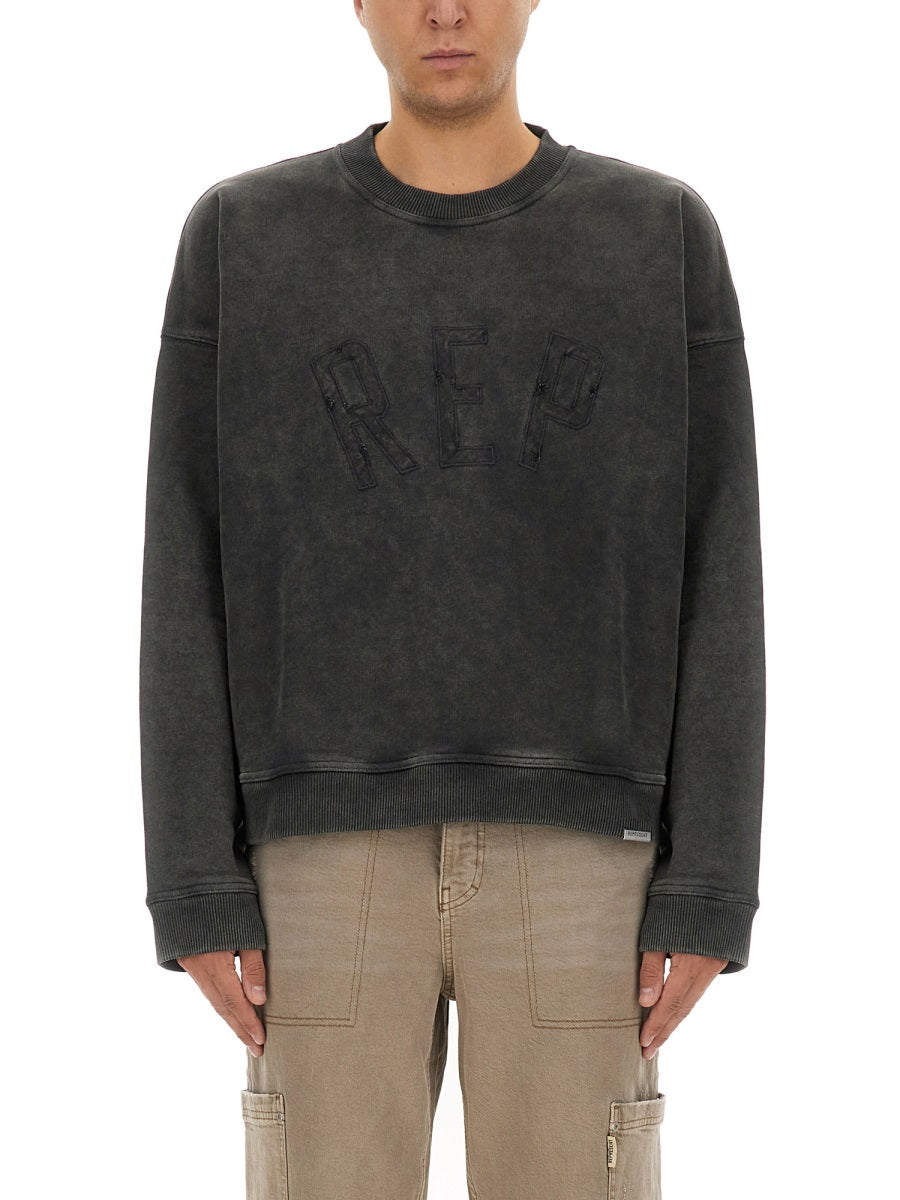 REPRESENT Appliqué Sweatshirt - Size L
