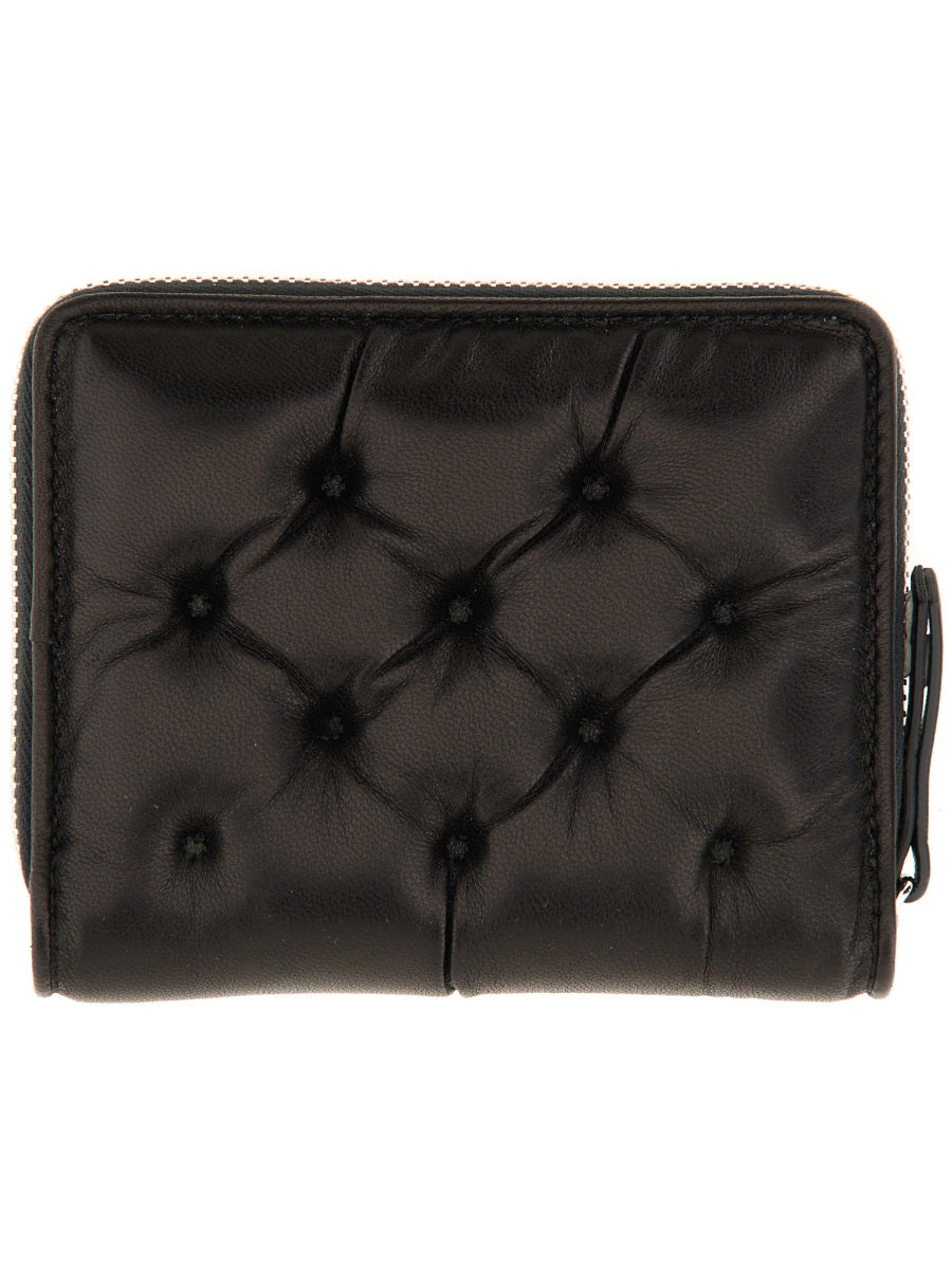 MAISON MARGIELA Mini Leather Wallet - 10 cm x 12 cm x 2 cm