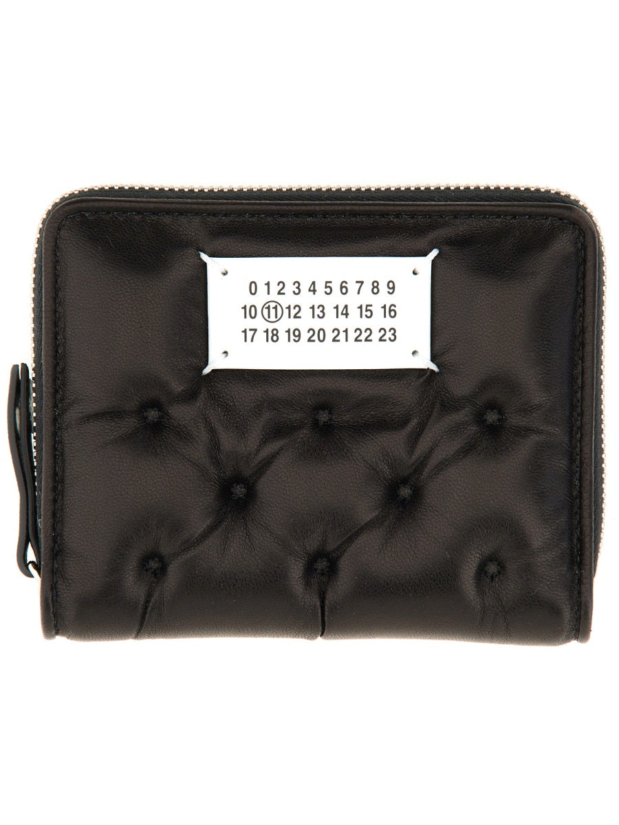 MAISON MARGIELA Mini Leather Wallet - 10 cm x 12 cm x 2 cm