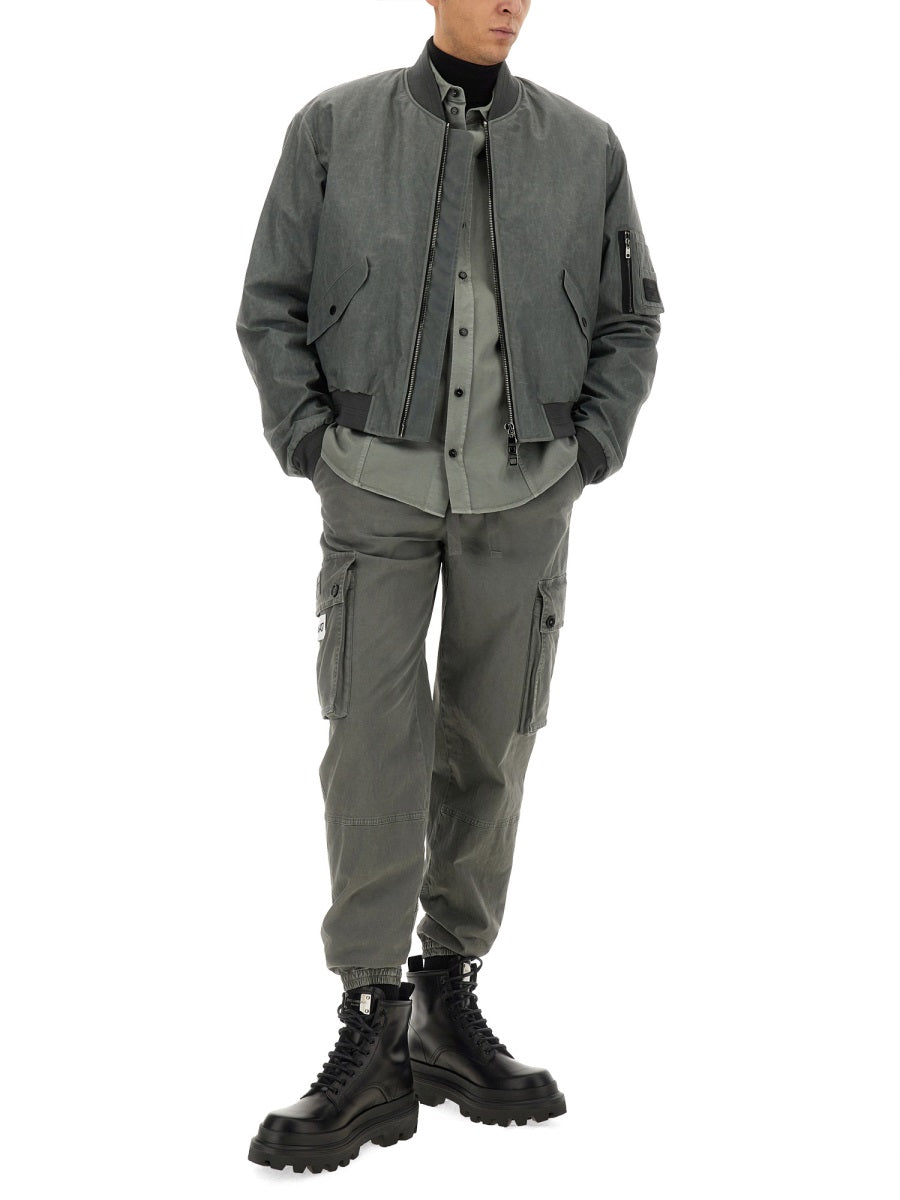 DOLCE & GABBANA Men's Stylish Bomber Jacket - Size 41