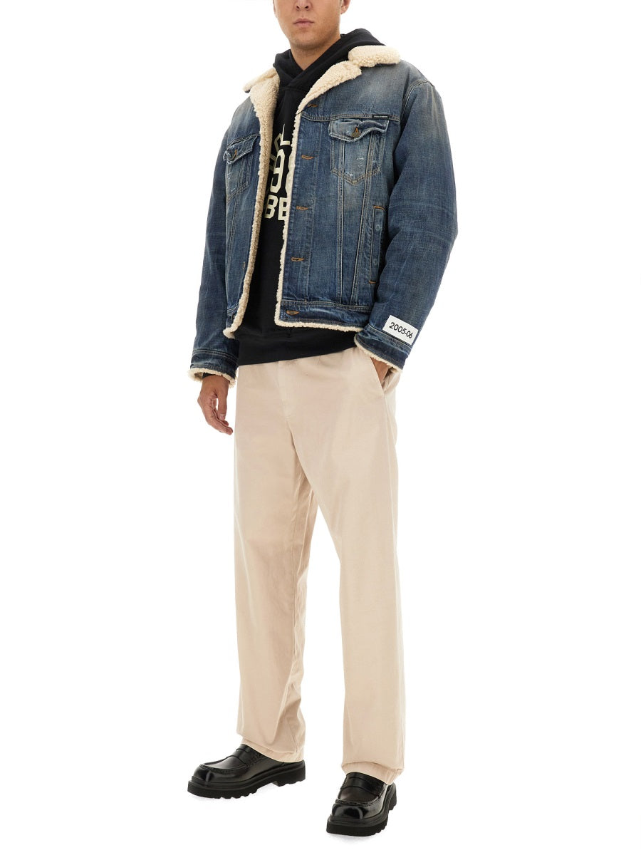 DOLCE & GABBANA Premium Cotton Trousers - Size 52