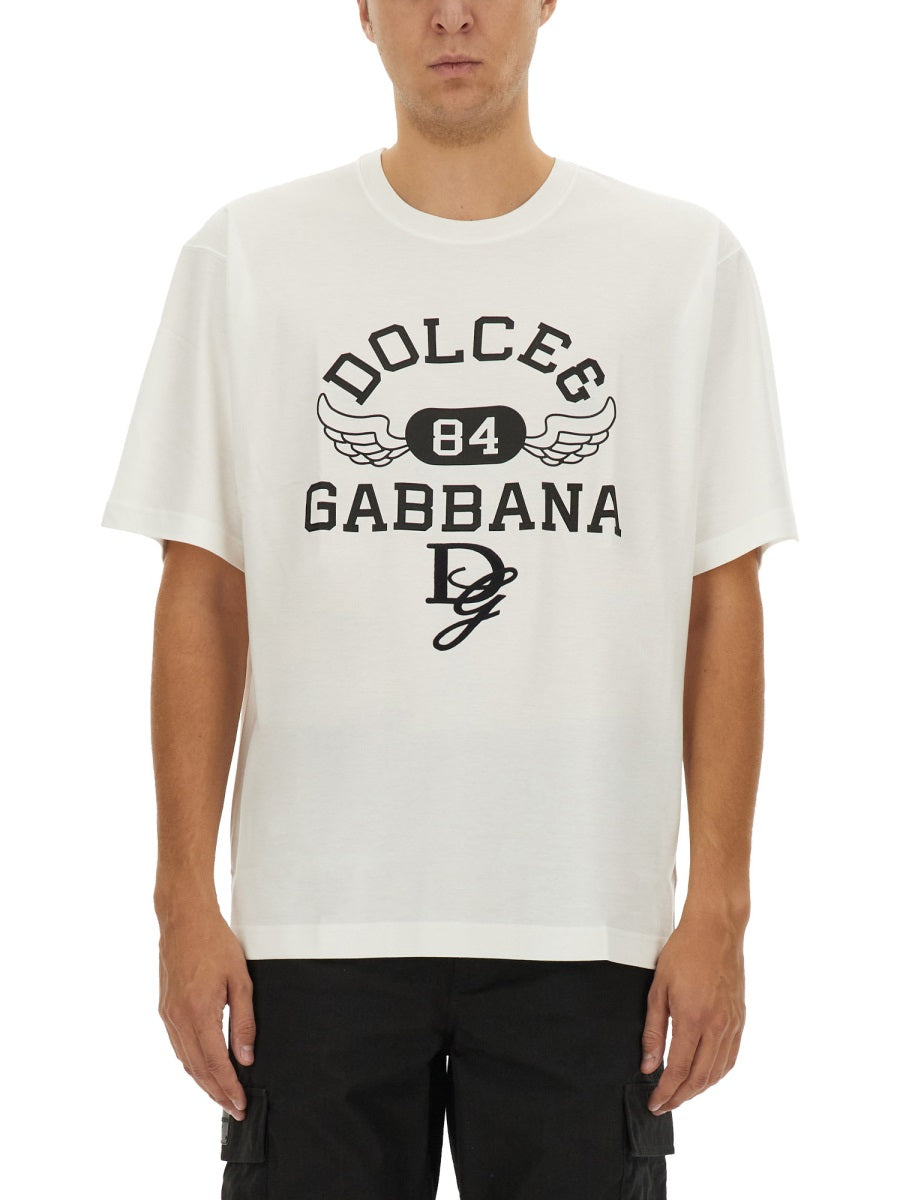 DOLCE & GABBANA Cotton T-Shirt - Size 50 IT