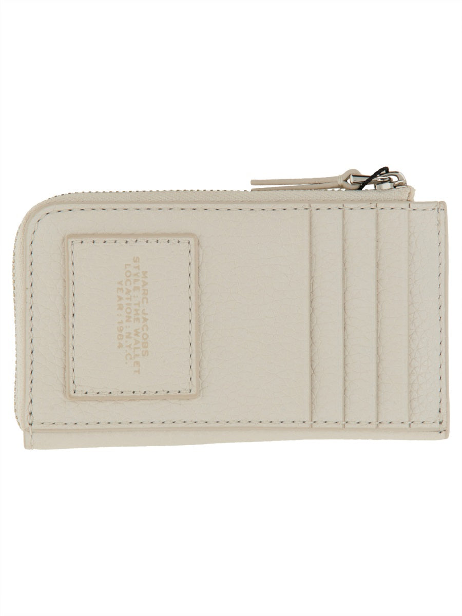 MARC JACOBS Mini Leather Card Holder - 8 CM X 13 CM