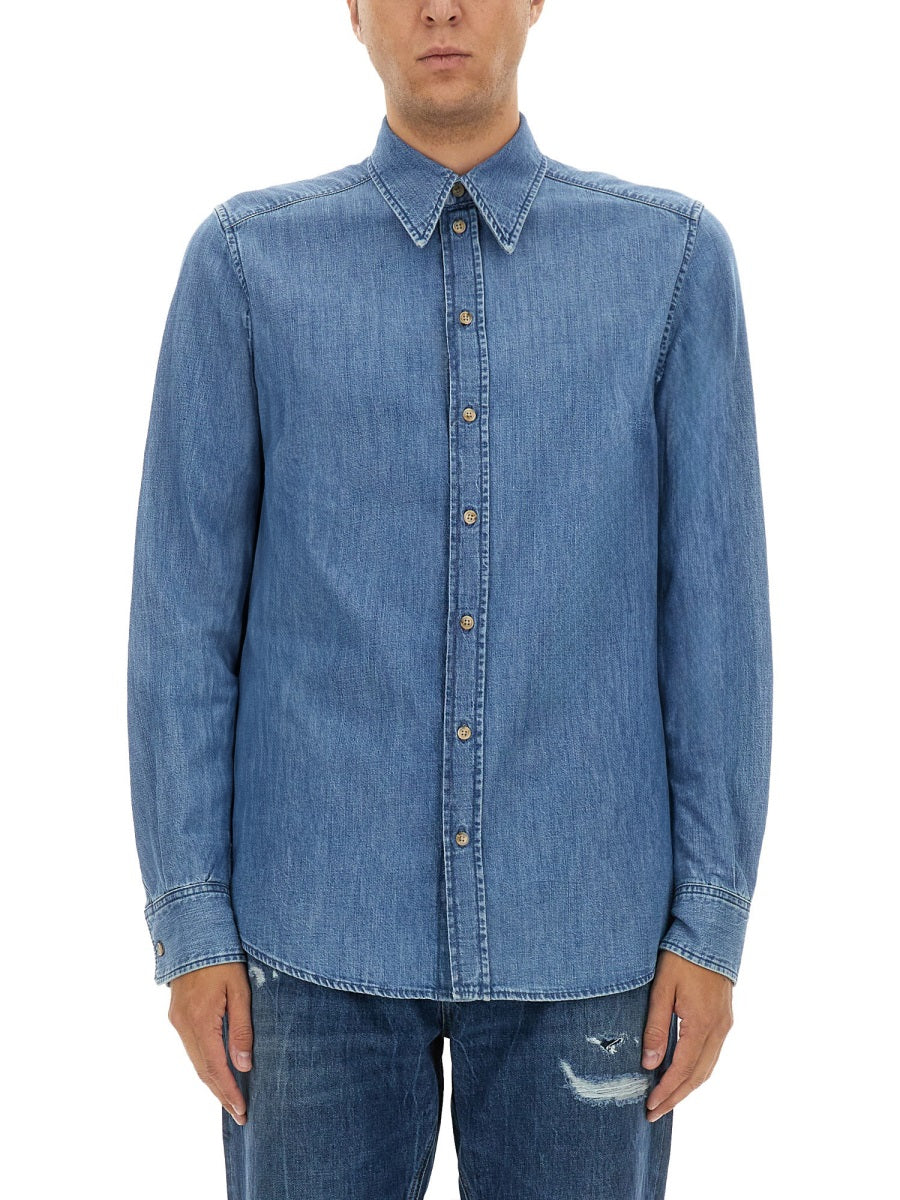 DOLCE & GABBANA Cotton Shirt Size 41 for Men