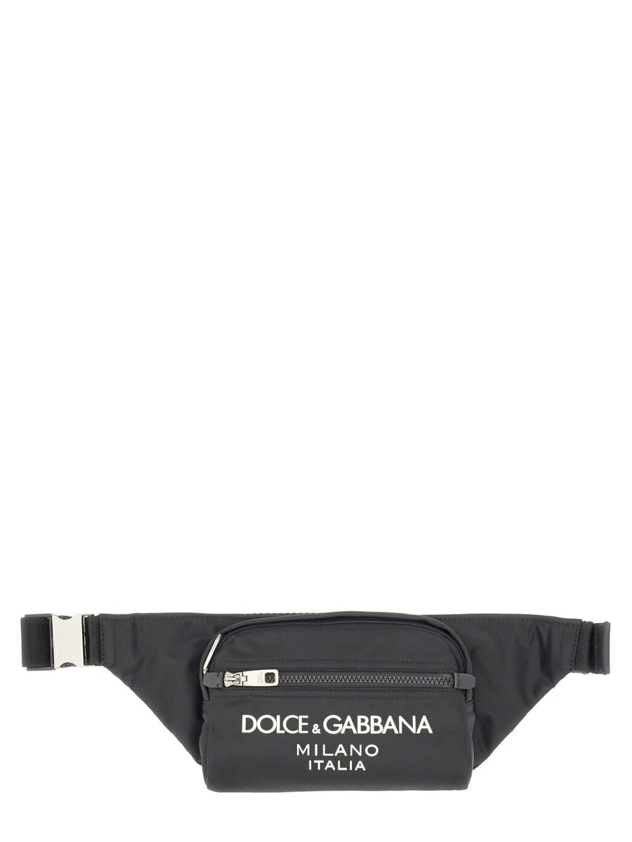 DOLCE & GABBANA Mini Fabric Pouch Handbag