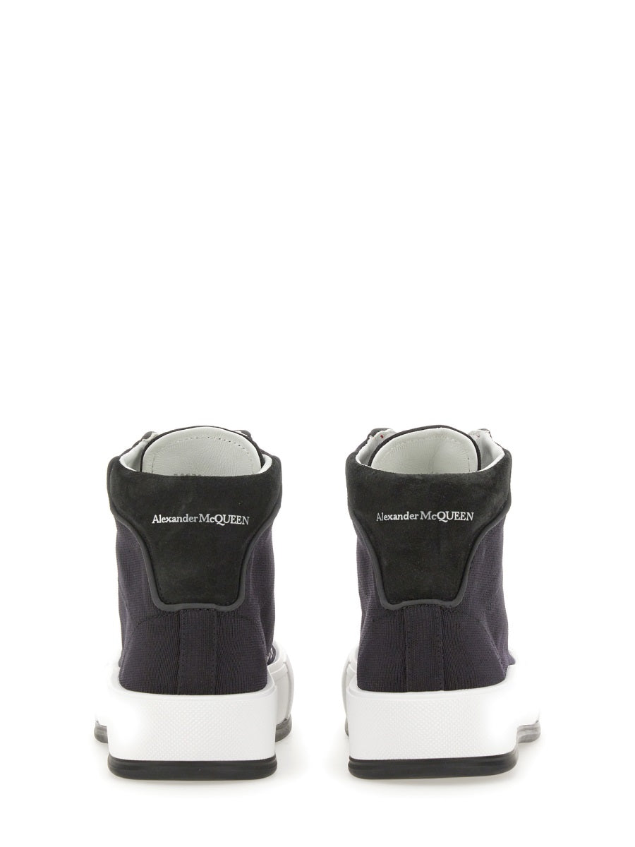 ALEXANDER McQUEEN Men's Logo Sneakers with 3 cm Rubber Sole