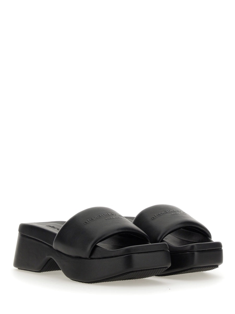 ALEXANDER WANG Logo Sandal for Women - SS24 Collection