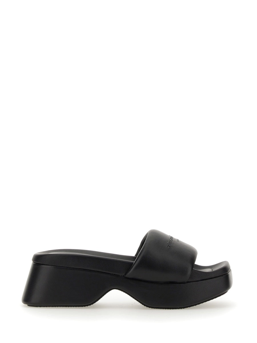 ALEXANDER WANG Logo Sandal for Women - SS24 Collection