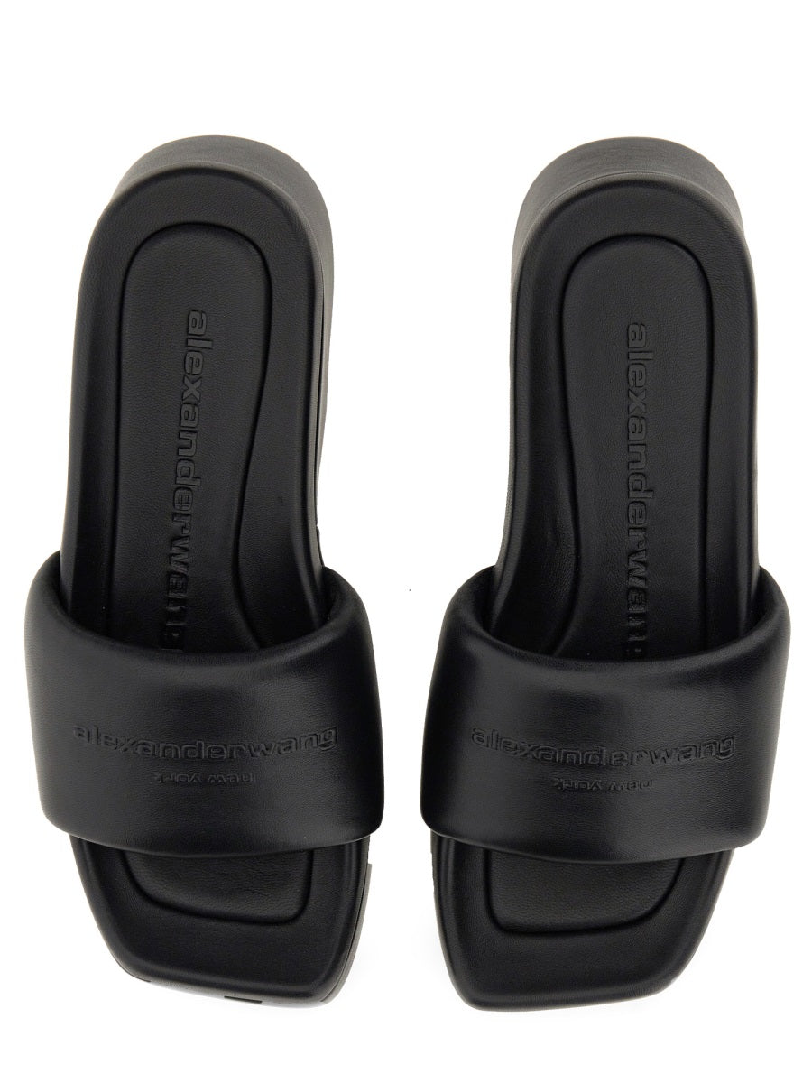 ALEXANDER WANG Logo Sandal for Women - SS24 Collection