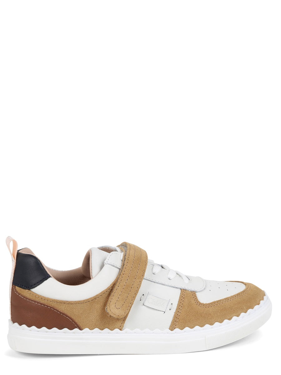CHLOÉ Chic Leather Sneakers for Girls