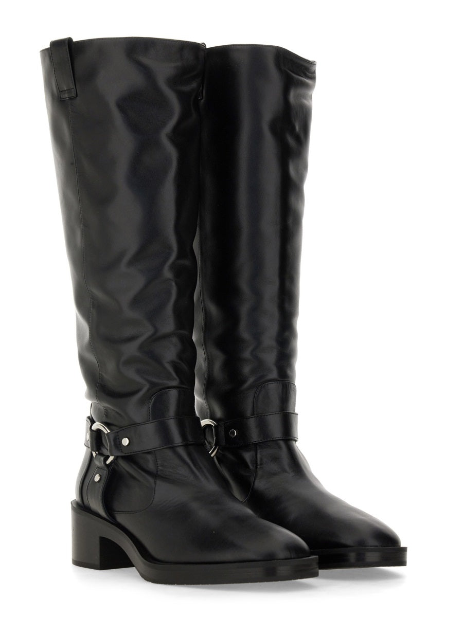 STUART WEITZMAN Elegant Leather Knee-High Boots