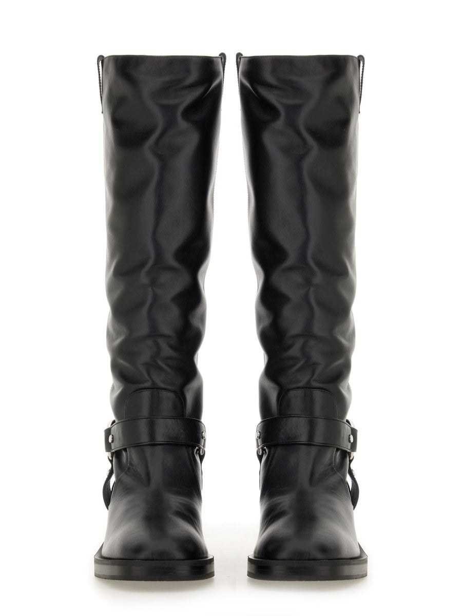 STUART WEITZMAN Elegant Leather Knee-High Boots