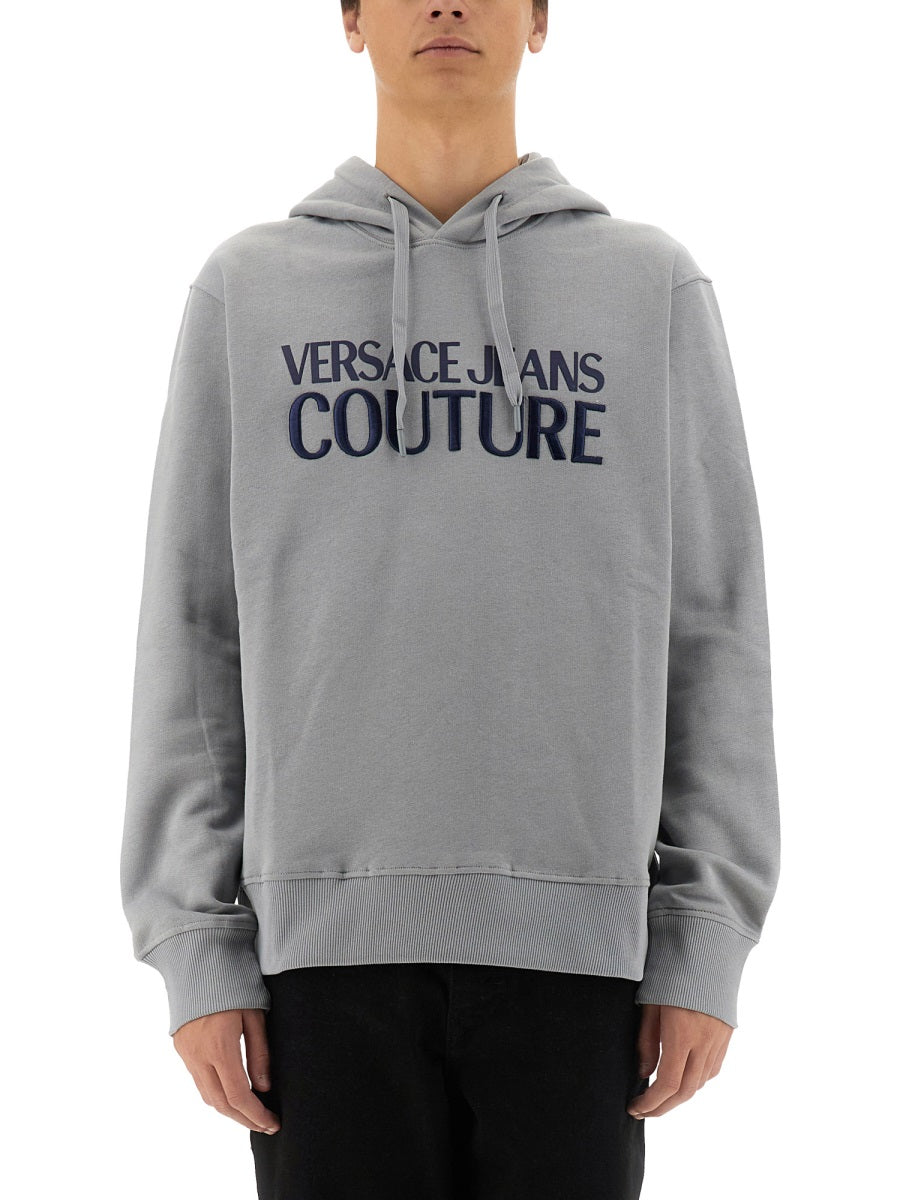 VERSACE JEANS COUTURE Regular Fit Logo Sweatshirt - Size L
