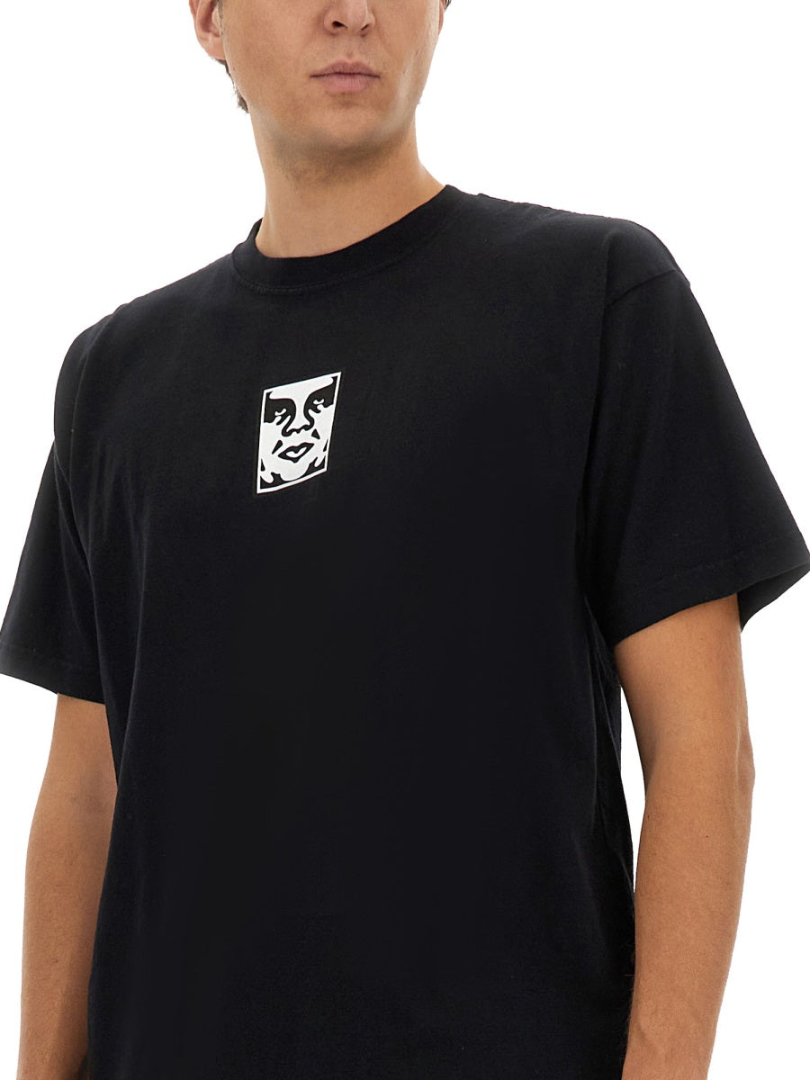 OBEY Classic Logo T-Shirt - Size L