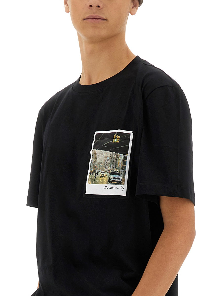 HELMUT LANG Classic Logo T-Shirt - Regular Fit, Size L