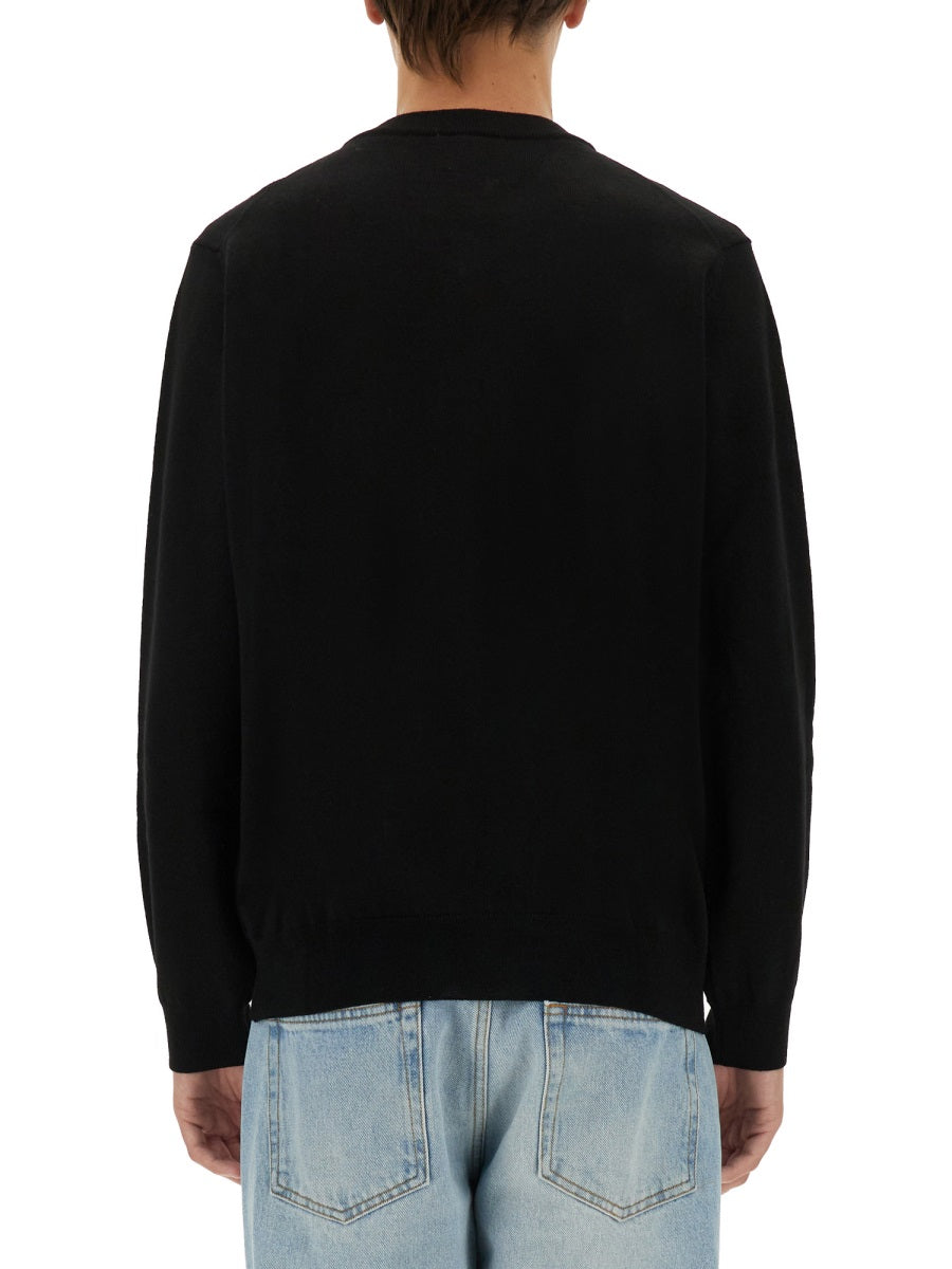 LACOSTE Regular Fit Logo Sweater - Size 4