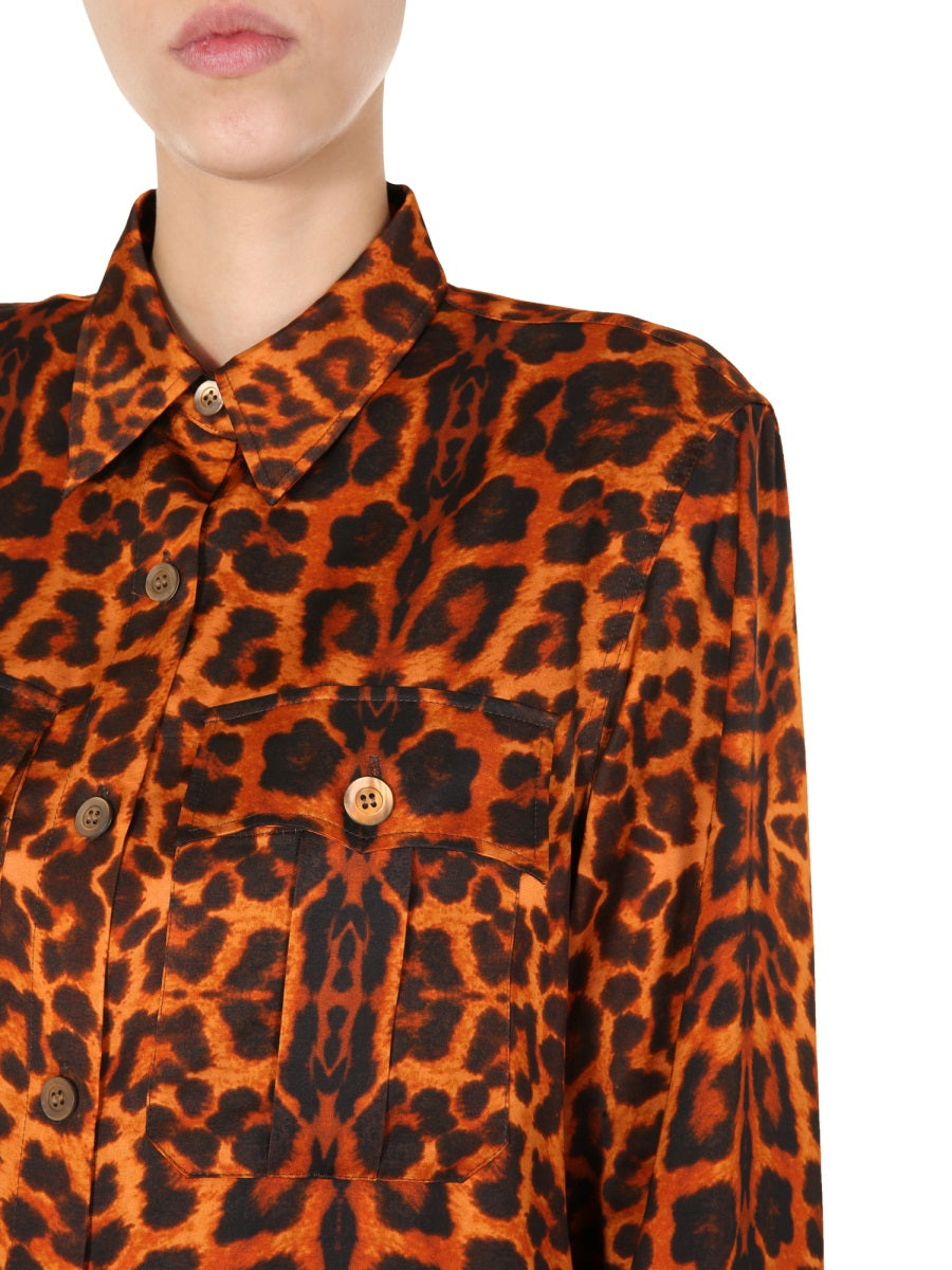DRIES VAN NOTEN Caffy Mini Button-Up Shirt
