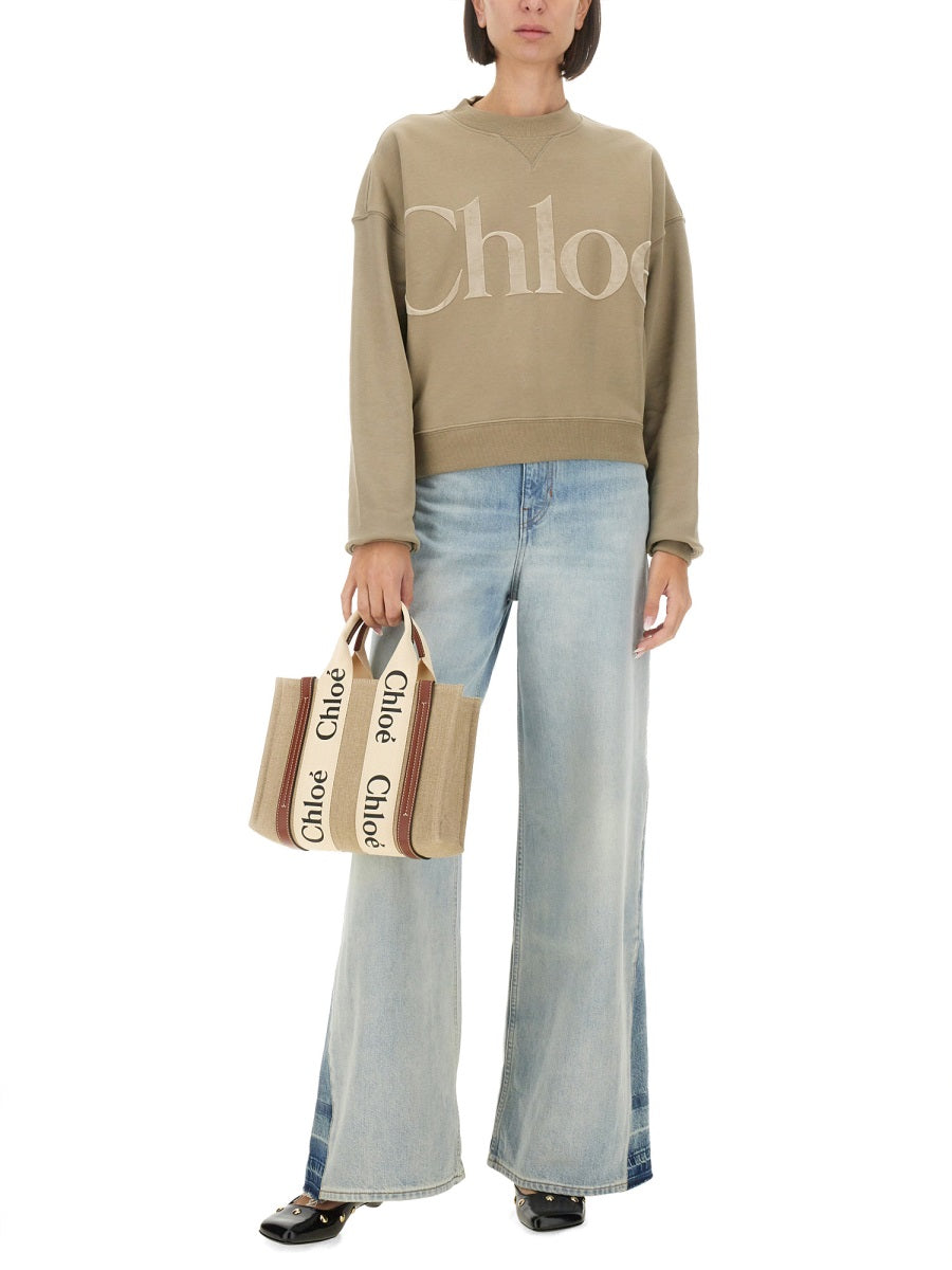 CHLOÉ Wide Leg Women's Jeans - Size 26