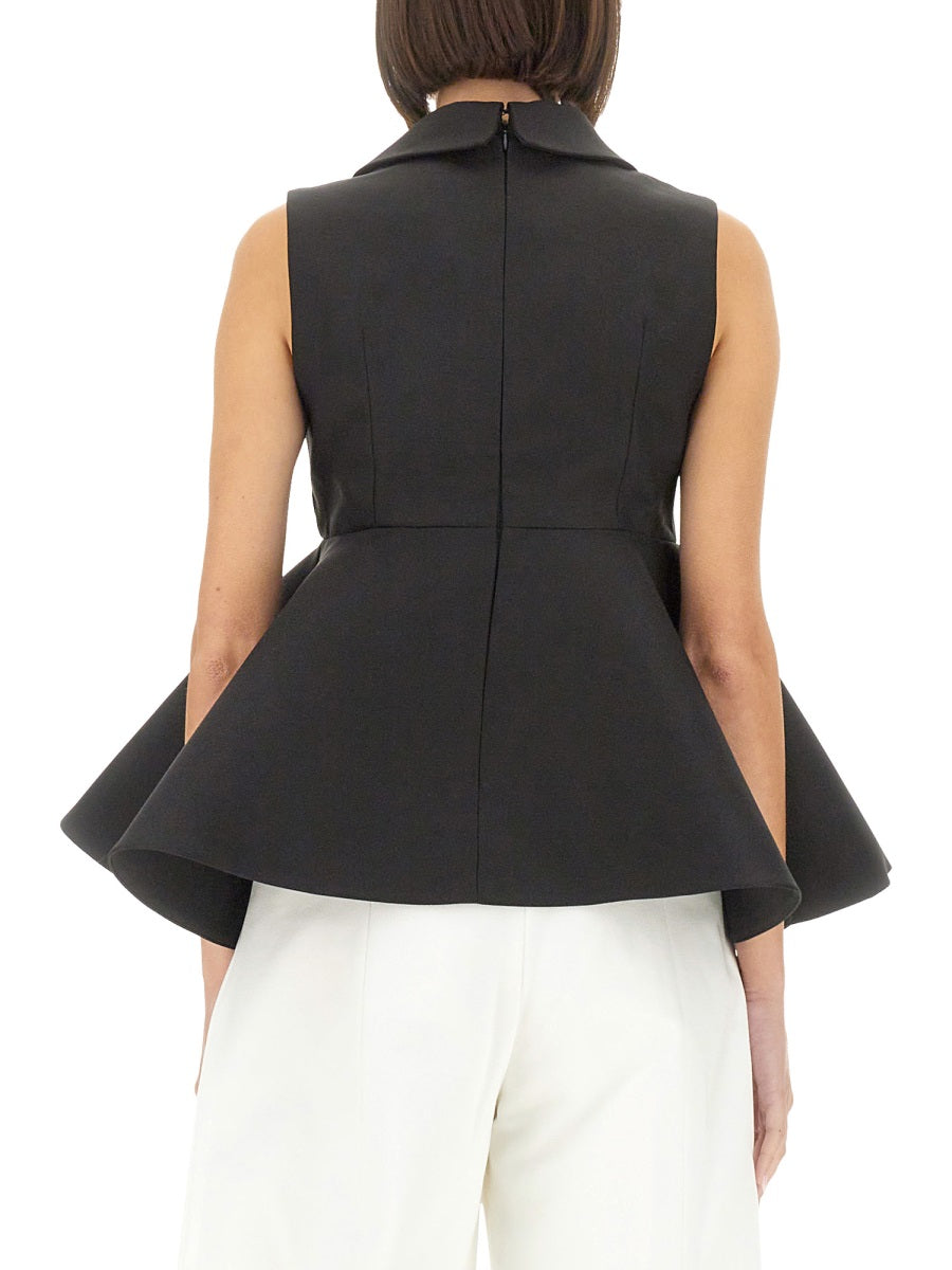 JACQUEMUS Mini Asymmetrical Shoulder Top