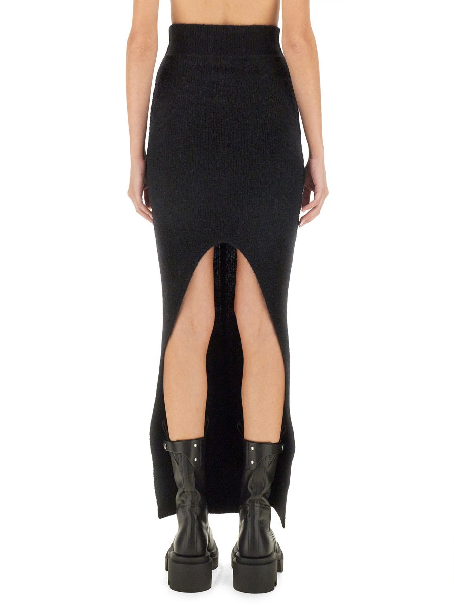 RICK OWENS Knit Skirt - Size S
