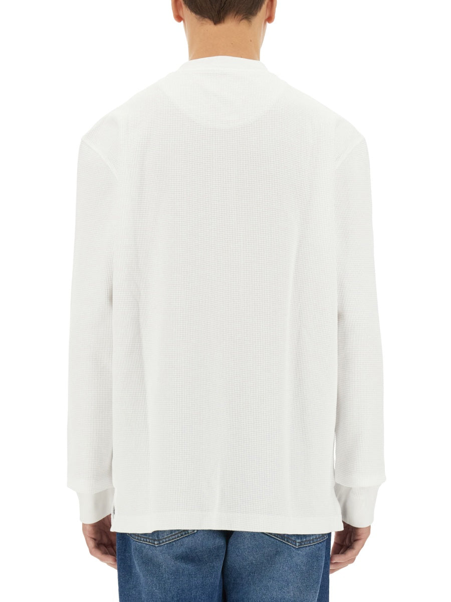 BARACUTA X BARBOUR Men's Mini Henley T-Shirt