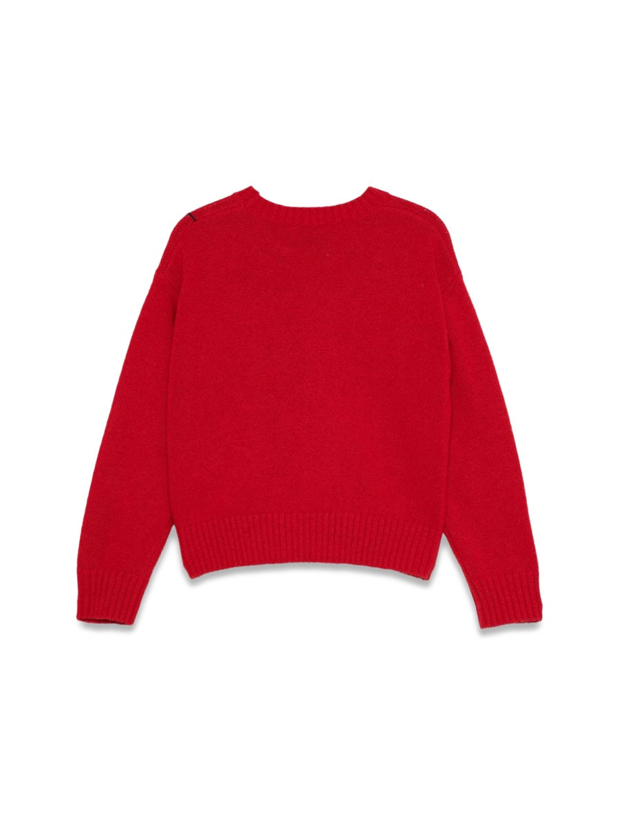 IL GUFO Mini Tricot Knit Sweatshirt